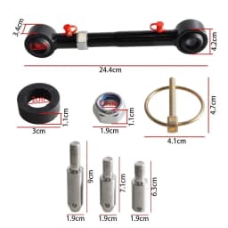 2.5-6" Lifts Front Sway Bar Links Disconnects For Jeep Wrangler JK JKS 2/4 Doors 2007-2018 Adjustable Car Parts PRC-1010A
