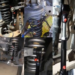 2.5-6" Lifts Front Sway Bar Links Disconnects For Jeep Wrangler JK JKS 2/4 Doors 2007-2018 Adjustable Car Parts PRC-1010A