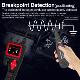 Topdiag P200 9V-30V P100-2M 12&24V Power Probe Automotive Electric Circuit Tester Relay Injector Activating Car Diagnostic Tool