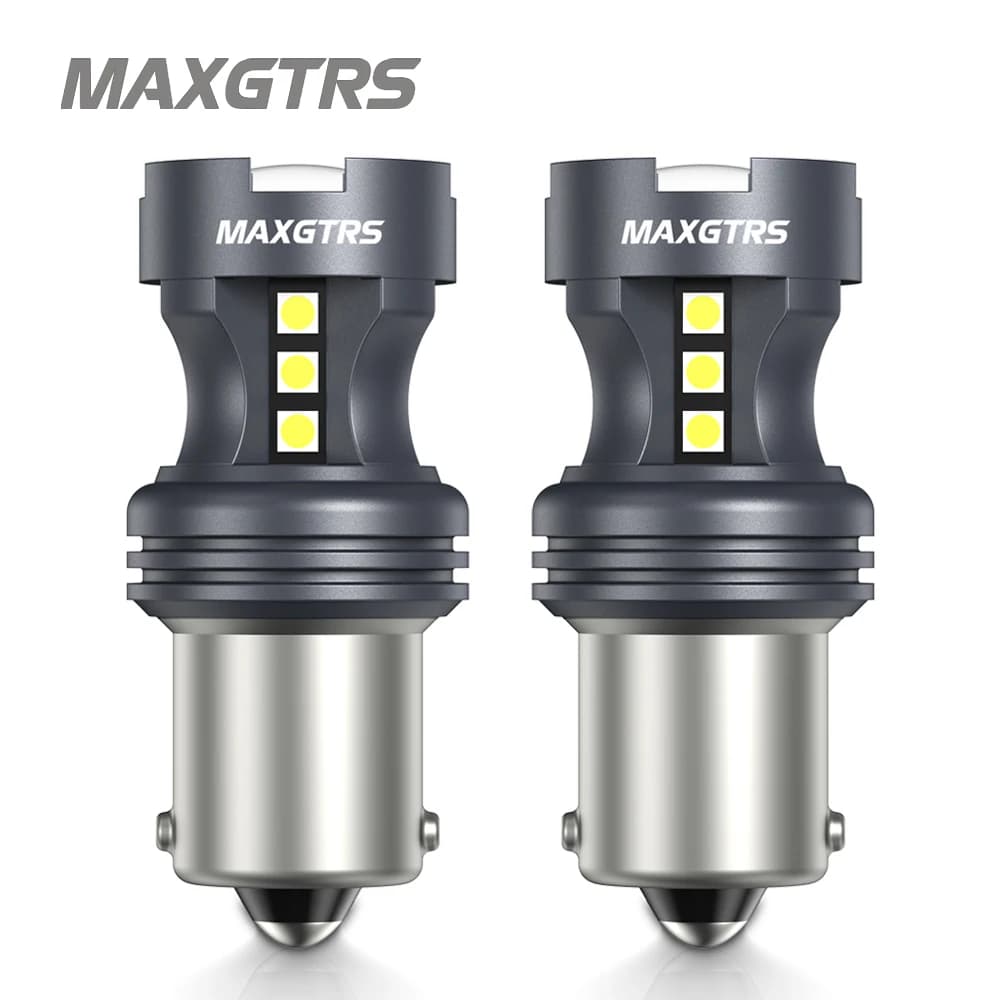 2x P21W BA15S LED Canbus 1156 BAY15D 1157 P21/5W LED Bulbs T20 W21W Car Lights 6500K White Red Brake Lights Reverse Lamp DRL