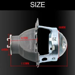 Q5 3 Inch H7 LED Lens D2S D2H Xenon Projector Headlight Lenses For Hella 3R G5 LED HID Halogen Car Lights Car Accessories DIY