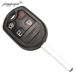 jingyuqin 10pcs FO38/HU101 Remote Key Shell For Ford Edge Explorer Ranger Windstar Expedition Mustang for Mazda Fob Case
