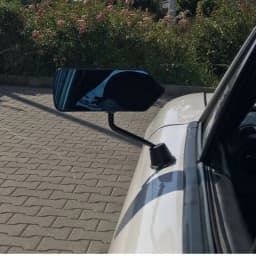 2PCS F1 Style Car Side Wide Angle Wing Rearview Mirrors For Rav4 Mazda3 RX7 Sxe10 Fit G35 City Universal Fitment Side Mirror
