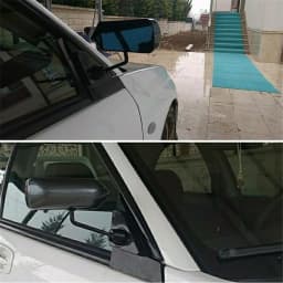 2PCS F1 Style Car Side Wide Angle Wing Rearview Mirrors For Rav4 Mazda3 RX7 Sxe10 Fit G35 City Universal Fitment Side Mirror