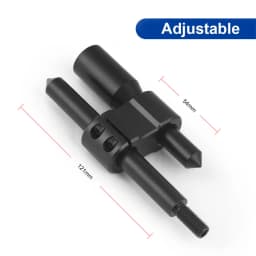 M10*1.5 Car Aluminum H Type Shift Knob Extension Adjustable Extender Gear Shifter With Three Adapters BX102604