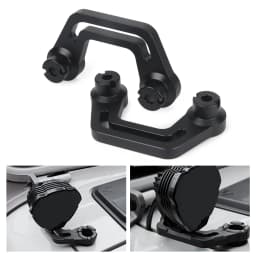 Aluminum 2PCS Light Mounting Brackets for 2018-2022 Jeep Wrangler JL/JLU 2020 2021 2022 Gladiator JT A-Pillar Windshield