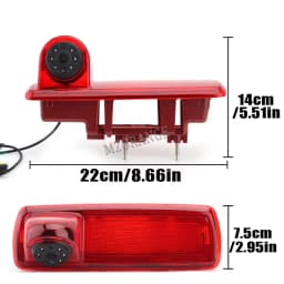 Car Rear View High Third Brake Light with Camera For OPEL VIVARO For RENAULT Trafic 3 MK2 For Nissan NV300 X82 2015-ON Assembly