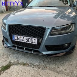 Front Bumper Splitter Lip Diffuser Body Kit Spoiler Guard Fit For Audi A5 B8 Quattro 2008 2009 2010 2011 (Not For S-LINE Model)
