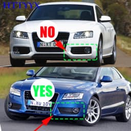 Front Bumper Splitter Lip Diffuser Body Kit Spoiler Guard Fit For Audi A5 B8 Quattro 2008 2009 2010 2011 (Not For S-LINE Model)