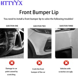 Front Bumper Splitter Lip Diffuser Body Kit Spoiler Guard Fit For Audi A5 B8 Quattro 2008 2009 2010 2011 (Not For S-LINE Model)