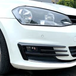 Pair Car Front Fog Light Grille Grill For VW Golf 7 MK7 GTI 2014 2015 2016 2017 Fog Lamp Lower Bumper Grill