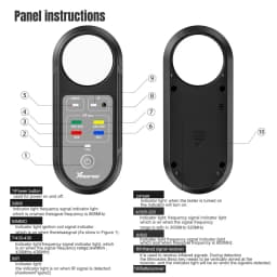 Xhorse XDRT20 V2 Remote Tester VVDI Tools Frequency Tester Infrared Signal Detection Support 315/433/868/902Mhz All Car Key