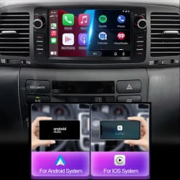Car Radio Android For Toyota Corolla E120 2003-2006 BYD F3 Carplay Multimedia 7'' Player 2Din Autoaudio Head Unit Navigation GPS