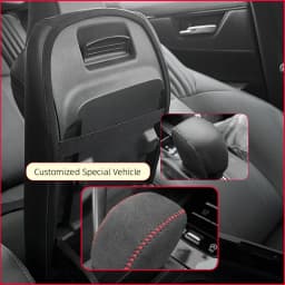 For Toyota HARRIER Accessories VENZA 2021-2025 2026 Car Interior Accessories Central Control Armrest Box Protective Leather Pad