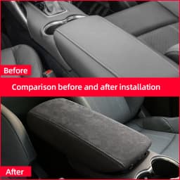 For Toyota HARRIER Accessories VENZA 2021-2025 2026 Car Interior Accessories Central Control Armrest Box Protective Leather Pad