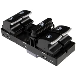 5ND959857 6 Pcs/Kit Chrome Auto Window Switch Headlight Switches Window Control Power Lift Switch For VW Golf GTI 5 6 Jetta 6