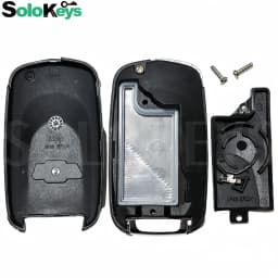 SOLOKEYS High Quality Replacement Folding Key Shell Fob For Chevrolet Captiva Blank Key Case Cover