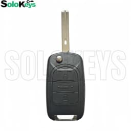 SOLOKEYS High Quality Replacement Folding Key Shell Fob For Chevrolet Captiva Blank Key Case Cover