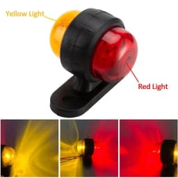 10PCS 12-24V Universal Side Marker Lights Double Side Lighting Indicator Lamp Clearance Lights Warning Light for Truck
