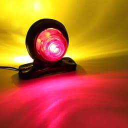 10PCS 12-24V Universal Side Marker Lights Double Side Lighting Indicator Lamp Clearance Lights Warning Light for Truck
