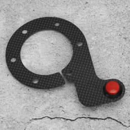 Carbon Fiber External Horn Button Kits For MOMO/OMP/Nardi/Sparco 6 Bolts Steering Wheel Dual Button