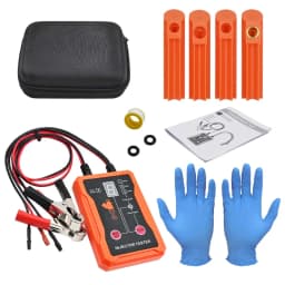 12V Upgraded Fuel Injector Tester & DIY Cleaning Tool, Test Two Injectors Simultaneously Power Drive Modefuel Injector Test