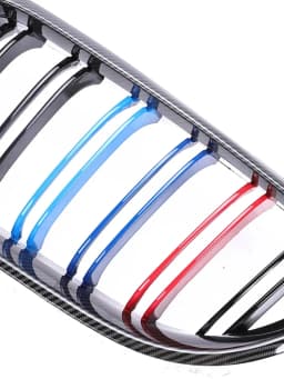 M6 Chrome Black Lower Grills Mesh Facelift Racing M Color Grille Cover For BMW 6 Series F12 F13 F06 2011-2017 Car Accessories