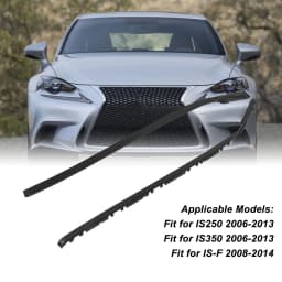 2pcs Car Windshield Moulding Trim Kit 75551‑53020 Fit For Lexus IS250 IS350 IS‑F