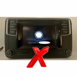 VKAUTO Car Camera For Vw Caddy 2K 2016~2020 Parking backup Camera Work With MIB2 Unit