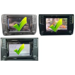 VKAUTO Car Camera For Vw Caddy 2K 2016~2020 Parking backup Camera Work With MIB2 Unit