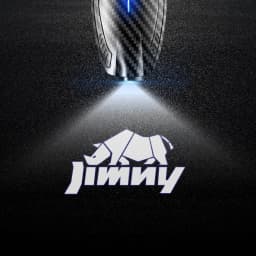 2pcs USB Rechargeable Rhinoceros Rhino Jimny Logo Car Door LED Lamps Projector Courtesy Welcome Lights For Suzuki 4X4 off-Road