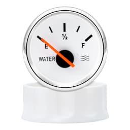100-500mm Stainless Steel Marine Water Level Gauge Sensor Fit Boat Car Water Level Gauge Meter 0-190ohm with Red Backlight 9-32V