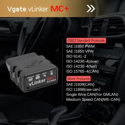 OBDIICAT-VLinker MC/MC+ ELM327 Bluetooth 3.0/4.0 OBD2 ELM 327 WiFi Car Diagnostic for iOS Android Scanner Auto Tool