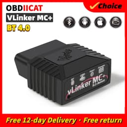 OBDIICAT-VLinker MC/MC+ ELM327 Bluetooth 3.0/4.0 OBD2 ELM 327 WiFi Car Diagnostic for iOS Android Scanner Auto Tool