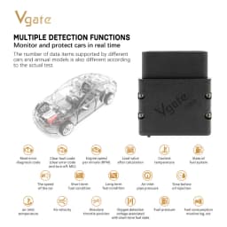 OBDIICAT-VLinker MC/MC+ ELM327 Bluetooth 3.0/4.0 OBD2 ELM 327 WiFi Car Diagnostic for iOS Android Scanner Auto Tool