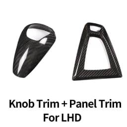 For BMW F80 F82 F87 M3 M4 M2 M5 F83 F85 X5M F86 X6M F13 Real Carbon Fiber Car Gear Shift Knob Cap Cover Sticker Panel Trim