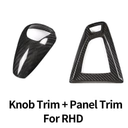 For BMW F80 F82 F87 M3 M4 M2 M5 F83 F85 X5M F86 X6M F13 Real Carbon Fiber Car Gear Shift Knob Cap Cover Sticker Panel Trim