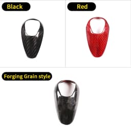 For BMW F80 F82 F87 M3 M4 M2 M5 F83 F85 X5M F86 X6M F13 Real Carbon Fiber Car Gear Shift Knob Cap Cover Sticker Panel Trim
