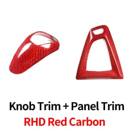 For BMW F80 F82 F87 M3 M4 M2 M5 F83 F85 X5M F86 X6M F13 Real Carbon Fiber Car Gear Shift Knob Cap Cover Sticker Panel Trim