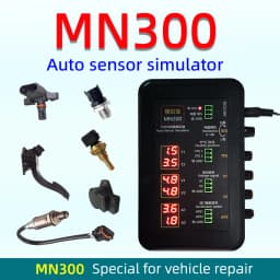 Update! MN300 Auto Sensor Simulator Automotive Tester Car Rail Oxygen Oil Pressure Flow Sensor Signal Generator