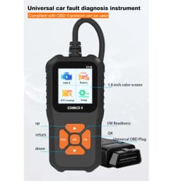 V318 OBD2 Scanner Car Fault Diagnostic Instrument Engine Reading Clear The Engine Malfunction Light Mechanic Tools 10 Languages