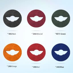 Super Suede For Mini Cooper F54 F55 F56 F57 F60 R55 R56 R57 R58 R59 R60 R61 Flannel Car Steering Wheel Center Cover Trim Sticker