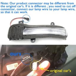 Rearview Mirror Cover Turn Signal Lamp Light Wing Door Side Housing Frame Shell Cap Lid For Mitsubishi ASX Outlander 2013-2018