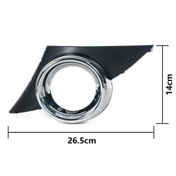 For Peugeot 207 Sport 2006 2007 2008 2009 Car Front Bumper Fog Light Lamp Frame Cover Foglights Foglamp Trim Cap Hood