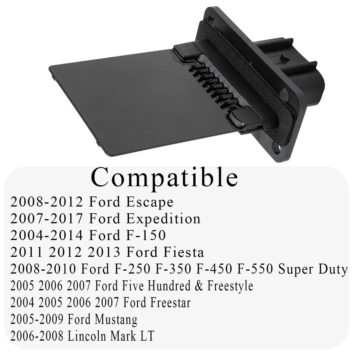 HVAC Blower Motor Resistor For Ford F-150 250 350 450 Expedition Fiesta Mustang YH-1715 3F2Z-18591-AA 4P1361 NEW
