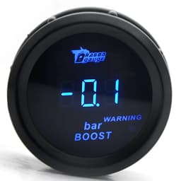 2' 52mm Car Digital Turbo Boost Gauge PSI BAR Water Temp Oil Temp Oil Pressure Gauge Voltmeter EGT Tachometer RPM Gauge