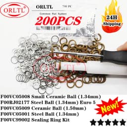 200PCS DIESEL F00VC99002 F00VC05008 F00VC05001 F00VC05009 F00RJ02177 Euro5 Repair Kit Gasket forInjector Nozzle ORLTL