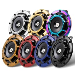 2pcs/set Universal Hella Super Loud Compact Electric Blast Tone Air Horn Kit 12V 115DB For Motorcycle Car