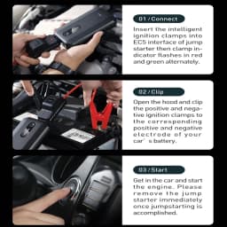 Baseus Car Battery Starter Battery Power Bank Portable Power Station 800A Car Charger Jump Start Auto Emergency Booster Device