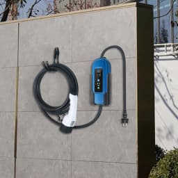 EV Charger Type 2 Plug Holder Wallbox Bracket With Cable Twining Hook Electric Vehicle Accessories